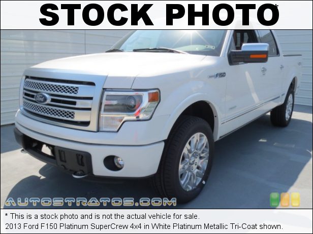 Stock photo for this 2013 Ford F150 Platinum SuperCrew 4x4 3.5 Liter EcoBoost DI Turbocharged DOHC 24-Valve Ti-VCT V6 6 Speed Automatic