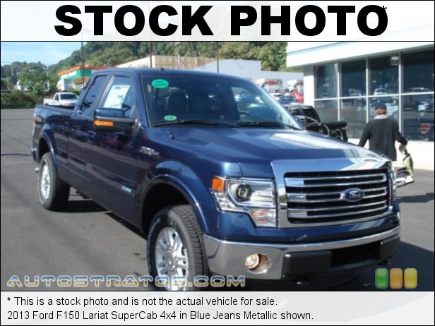 Stock photo for this 2013 Ford F150 Lariat SuperCab 4x4 3.5 Liter EcoBoost DI Turbocharged DOHC 24-Valve Ti-VCT V6 6 Speed Automatic