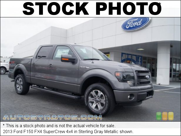 Stock photo for this 2013 Ford F150 FX4 SuperCrew 4x4 5.0 Liter Flex-Fuel DOHC 32-Valve Ti-VCT V8 6 Speed Automatic