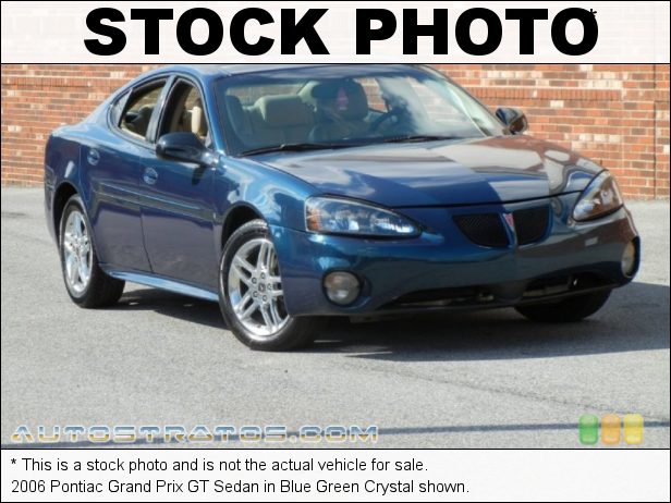 Stock photo for this 2006 Pontiac Grand Prix GT Sedan 3.8 Liter Supercharged OHV 12-Valve V6 4 Speed Automatic