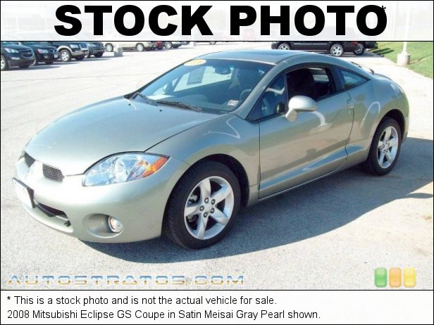 Stock photo for this 2008 Mitsubishi Eclipse GS Coupe 2.4L SOHC 16V MIVEC Inline 4 Cylinder 4 Speed Sportronic Automatic