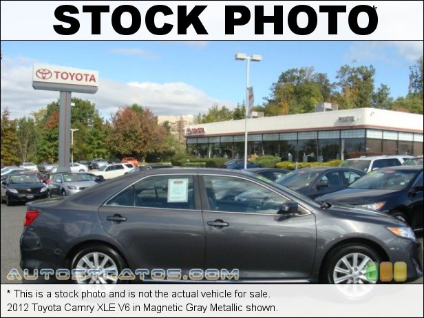 Stock photo for this 2012 Toyota Camry XLE V6 3.5 Liter DOHC 24-Valve Dual VVT-i V6 6 Speed ECT-i Automatic