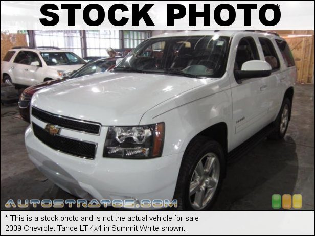 Stock photo for this 2009 Chevrolet Tahoe LT 4x4 5.3 Liter Flex-Fuel OHV 16-Valve Vortec V8 6 Speed Automatic