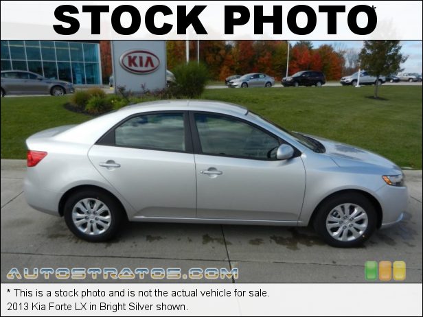 Stock photo for this 2013 Kia Forte LX 2.0 Liter DOHC 16-Valve CVVT 4 Cylinder 6 Speed Sportmatic Automatic