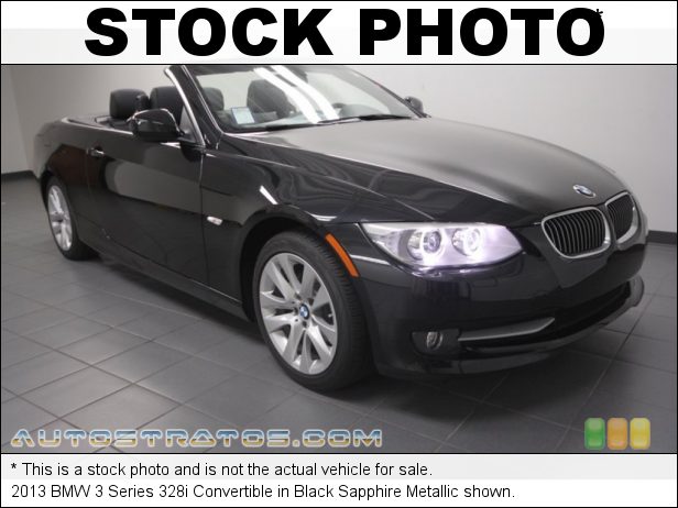 Stock photo for this 2013 BMW 3 Series 328i Convertible 3.0 Liter DOHC 24-Valve VVT Inline 6 Cylinder 6 Speed Manual