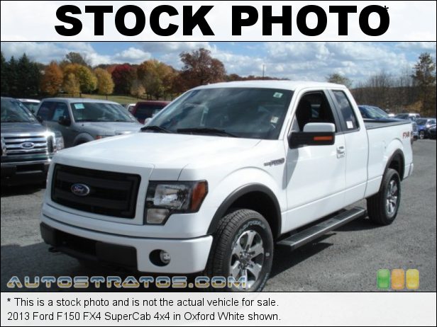Stock photo for this 2013 Ford F150 FX4 SuperCab 4x4 5.0 Liter Flex-Fuel DOHC 32-Valve Ti-VCT V8 6 Speed Automatic