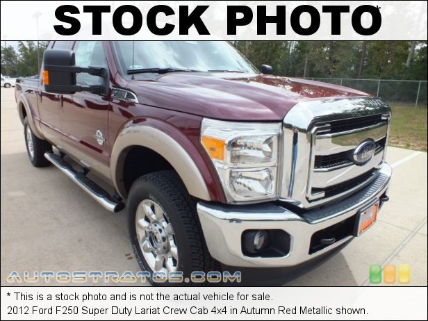 Stock photo for this 2012 Ford F250 Super Duty Crew Cab 4x4 6.7 Liter OHV 32-Valve B20 Power Stroke Turbo-Diesel V8 6 Speed TorqShift Automatic