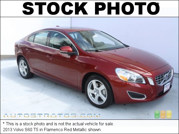 Stock photo for this 2013 Volvo S60 T5 2.5 Liter Turbocharged DOHC 20-Valve VVT Inline 5 Cylinder 6 Speed Geartronic Automatic