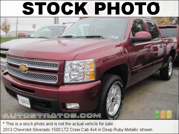 Stock photo for this 2013 Chevrolet Silverado 1500 LTZ Crew Cab 4x4 5.3 Liter OHV 16-Valve VVT Flex-Fuel Vortec V8 6 Speed Automatic