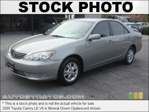 Stock photo for this 2002 Toyota Camry LE V6 3.0 Liter DOHC 24-Valve V6 4 Speed Automatic