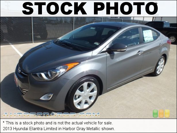 Stock photo for this 2013 Hyundai Elantra  1.8 Liter DOHC 16-Valve D-CVVT 4 Cylinder 6 Speed Shiftronic Automatic