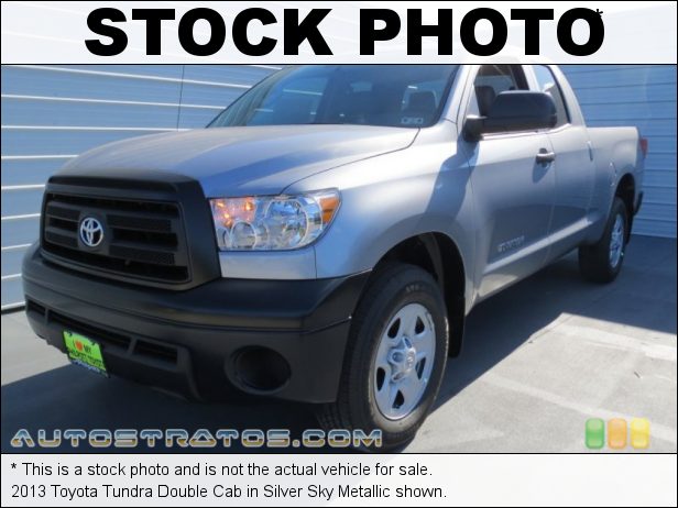 Stock photo for this 2013 Toyota Tundra SR5 Double Cab 4.6 Liter DOHC 32-Valve Dual VVT-i V8 6 Speed ECT-i Automatic