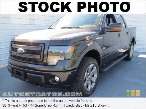 Stock photo for this 2013 Ford F150 FX4 SuperCrew 4x4 5.0 Liter Flex-Fuel DOHC 32-Valve Ti-VCT V8 6 Speed Automatic