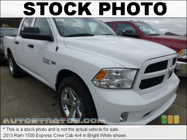 Stock photo for this 2013 Ram 1500 Crew Cab 4x4 5.7 Liter HEMI OHV 16-Valve VVT MDS V8 6 Speed Automatic