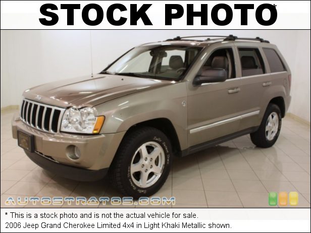 Stock photo for this 2006 Jeep Grand Cherokee Limited 4x4 4.7 Liter SOHC 16V Powertech V8 5 Speed Automatic