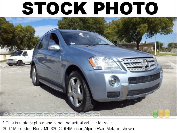 Stock photo for this 2007 Mercedes-Benz ML 320 CDI 4Matic 3.0L DOHC 24V Turbo Diesel V6 7 Speed Automatic
