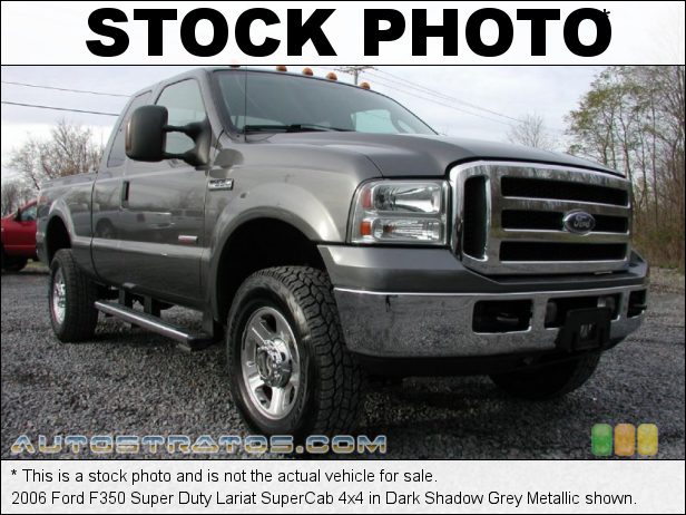 Stock photo for this 2006 Ford F350 Super Duty Lariat SuperCab 4x4 6.0 Liter Turbo Diesel OHV 32 Valve Power Stroke V8 5 Speed Automatic
