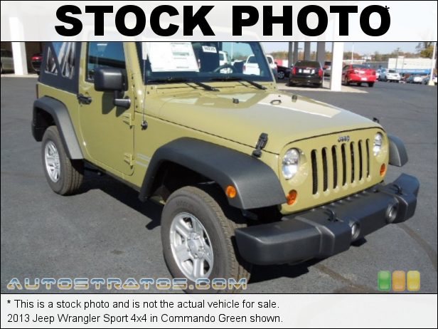 Stock photo for this 2013 Jeep Wrangler Sport 4x4 3.6 Liter DOHC 24-Valve VVT Pentastar V6 6 Speed Manual