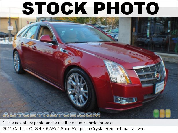 Stock photo for this 2011 Cadillac CTS 4 3.6 AWD Sport Wagon 3.6 Liter DI DOHC 24-Valve VVT V6 6 Speed Automatic