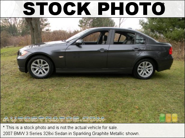 Stock photo for this 2007 BMW 3 Series 328xi Sedan 3.0L DOHC 24V VVT Inline 6 Cylinder 6 Speed Manual