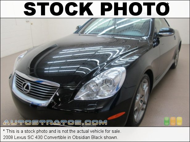 Stock photo for this 2008 Lexus SC 430 Convertible 4.3L DOHC 32V VVT-i V8 6 Speed Sequential Shift Automatic