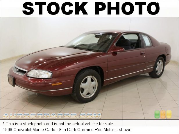 Stock photo for this 1999 Chevrolet Monte Carlo LS 3.1 Liter OHV 12-Valve V6 4 Speed Automatic