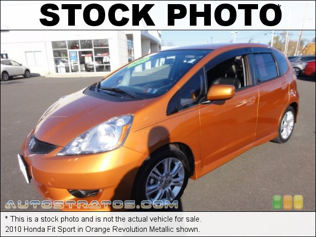 Stock photo for this 2010 Honda Fit Sport 1.5 Liter SOHC 16-Valve i-VTEC 4 Cylinder 5 Speed Automatic