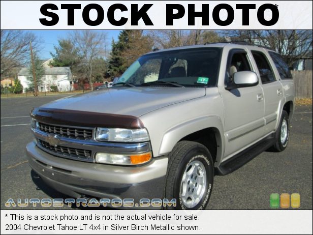 Stock photo for this 2004 Chevrolet Tahoe LT 4x4 5.3 Liter OHV 16-Valve Vortec V8 4 Speed Automatic