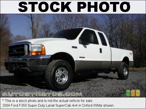 Stock photo for this 2004 Ford F350 Super Duty SuperCab 4x4 6.0 Liter OHV 32-Valve Power Stroke Turbo Diesel V8 5 Speed Automatic
