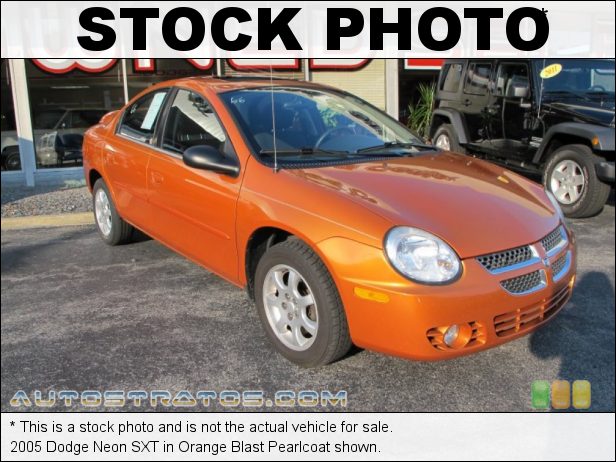 Stock photo for this 2005 Dodge Neon SXT 2.0 Liter SOHC 16-Valve 4 Cylinder 5 Speed Manual