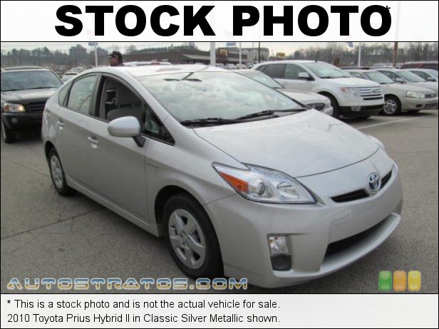 Stock photo for this 2010 Toyota Prius Hybrid 1.8 Liter DOHC 16-Valve VVT-i 4 Cylinder Gasoline/Electric Hybri ECVT Automatic