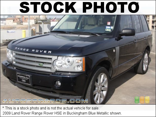 Stock photo for this 2009 Land Rover Range Rover HSE 4.4 Liter DOHC 32-Valve V8 6 Speed CommandShift Automatic