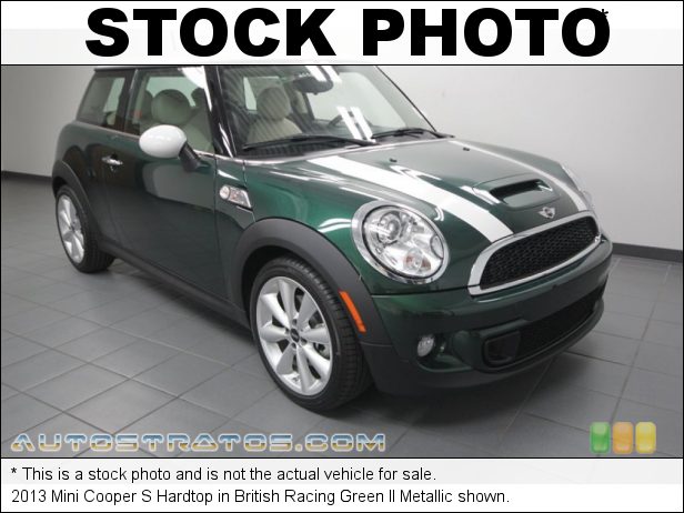 Stock photo for this 2013 Mini Cooper S Hardtop 1.6 Liter DI Twin-Scroll Turbocharged DOHC 16-Valve VVT 4 Cylind 6 Speed Manual