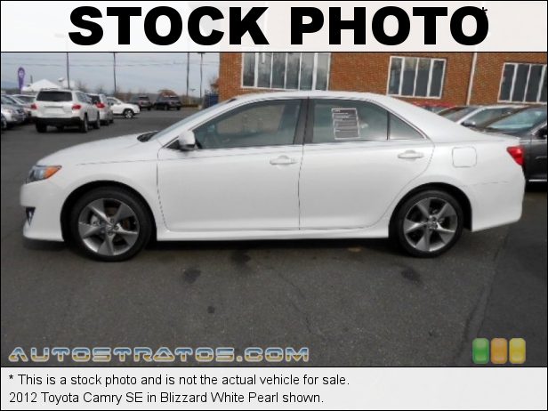 Stock photo for this 2012 Toyota Camry SE 2.5 Liter DOHC 16-Valve Dual VVT-i 4 Cylinder 6 Speed ECT-i Automatic