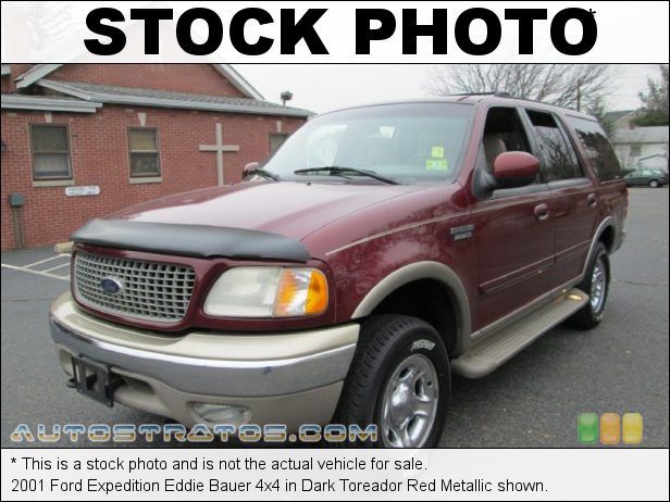 Stock photo for this 2001 Ford Expedition Eddie Bauer 4x4 5.4 Liter SOHC 16-Valve Triton V8 4 Speed Automatic