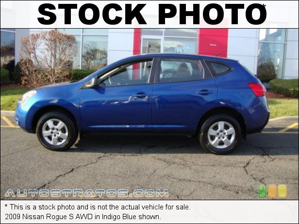 Stock photo for this 2009 Nissan Rogue S AWD 2.5 Liter DOHC 16-Valve CVTCS 4 Cylinder Xtronic CVT Automatic