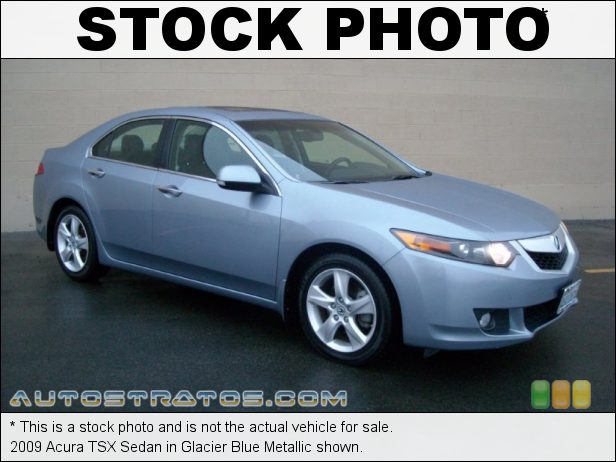 Stock photo for this 2009 Acura TSX Sedan 2.4 Liter DOHC 16-Valve i-VTEC 4 Cylinder 5 Speed Sequential SportShift Automatic