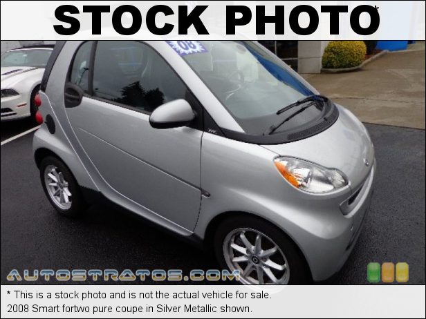 Stock photo for this 2008 Smart fortwo coupe 1.0L DOHC 12V Inline 3 Cylinder 5 Speed Automated Manual