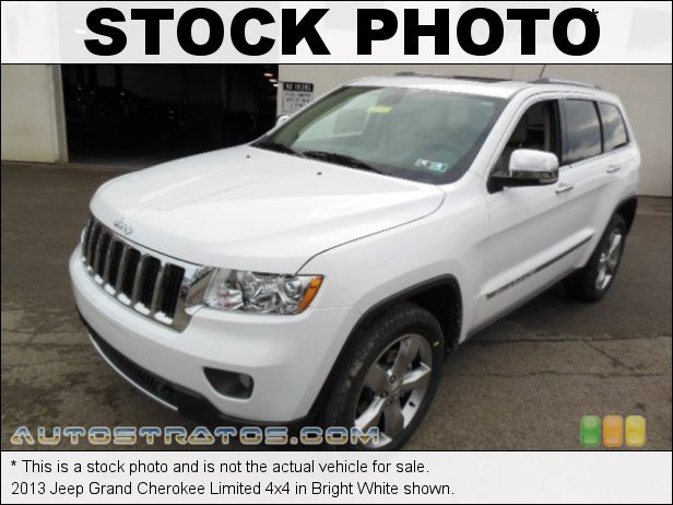 Stock photo for this 2013 Jeep Grand Cherokee Limited 4x4 3.6 Liter DOHC 24-Valve VVT Pentastar V6 5 Speed Automatic