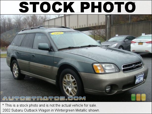 Stock photo for this 2002 Subaru Outback Wagon 3.0 Liter DOHC 24-Valve Flat 6 Cylinder 4 Speed Automatic