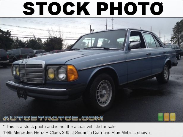 Stock photo for this 1985 Mercedes-Benz E Class 300 D Sedan 3.0 Liter SOHC 10-Valve Turbo-Diesel Inline 5 Cylinder 4 Speed Automatic