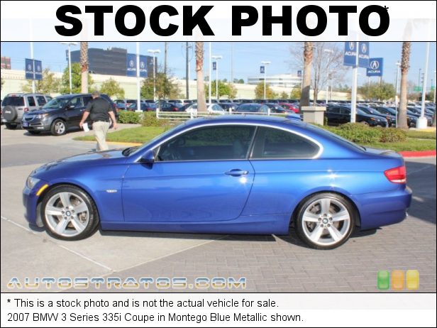 Stock photo for this 2007 BMW 3 Series 335i Coupe 3.0L Twin Turbocharged DOHC 24V VVT Inline 6 Cylinder 6 Speed Manual