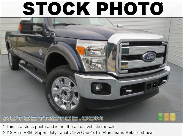 Stock photo for this 2013 Ford F350 Super Duty Lariat Crew Cab 4x4 6.7 Liter OHV 32-Valve B20 Power Stroke Turbo-Diesel V8 TorqShift 6 Speed SelectShift Automatic