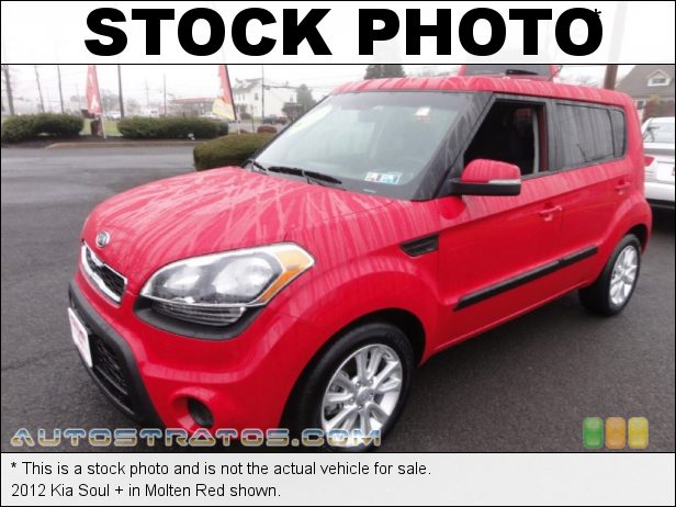 Stock photo for this 2012 Kia Soul + 2.0 Liter DOHC 16-Valve CVVT 4 Cylinder 4 Speed Automatic