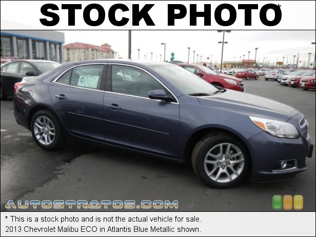 Stock photo for this 2013 Chevrolet Malibu ECO 2.4 Liter ECO DI DOHC 16-Valve VVT 4 Cylinder Gasoline/eAssist H 6 Speed Automatic