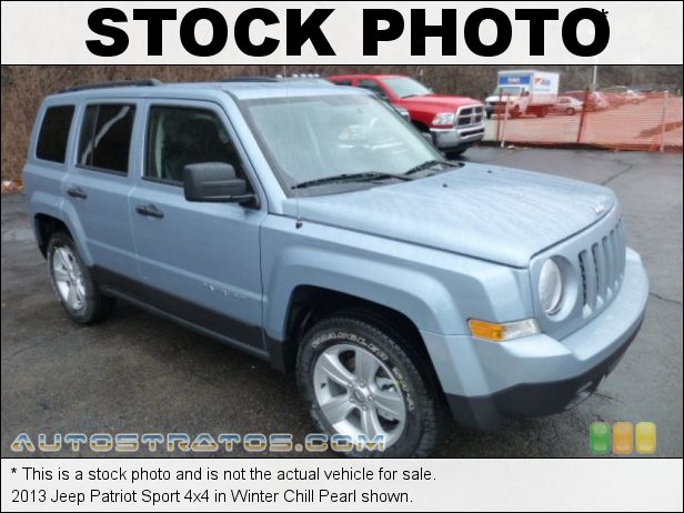Stock photo for this 2013 Jeep Patriot Sport 4x4 2.4 Liter DOHC 16-Valve Dual VVT 4 Cylinder 5 Speed Manual