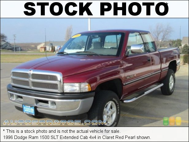 Stock photo for this 1996 Dodge Ram 1500 Extended Cab 5.9 Liter OHV 16-Valve V8 4 Speed Automatic