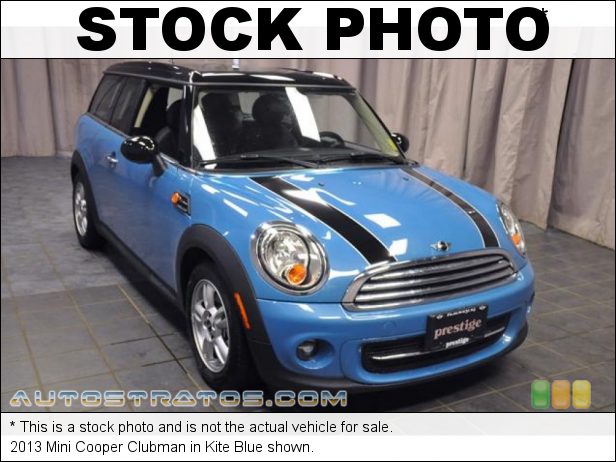 Stock photo for this 2013 Mini Cooper Clubman 1.6 Liter DOHC 16-Valve VVT 4 Cylinder 6 Speed Steptronic Automatic
