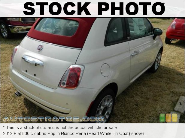 Stock photo for this 2013 Fiat 500 c cabrio Pop 1.4 Liter SOHC 16-Valve MultiAir 4 Cylinder 6 Speed Automatic