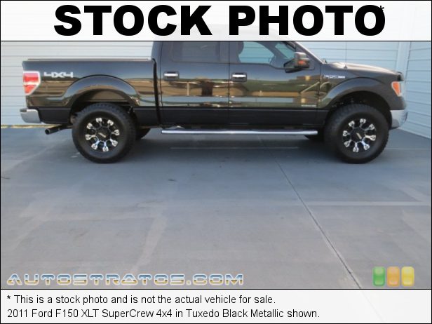 Stock photo for this 2011 Ford F150 XLT SuperCrew 4x4 3.5 Liter GTDI EcoBoost Twin-Turbocharged DOHC 24-Valve VVT V6 6 Speed Automatic
